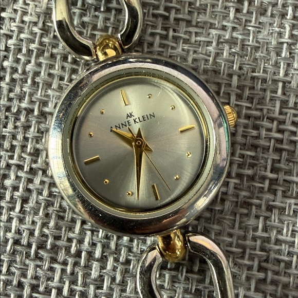 Anne Klein Elegant Silver and Gold Women's Watch - Picture 2 of 4